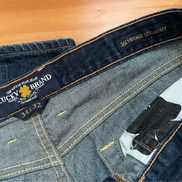Lucky Brand 361 Vintage Straight Leg Jeans sz 34 x 32 - Picture 11 of 14